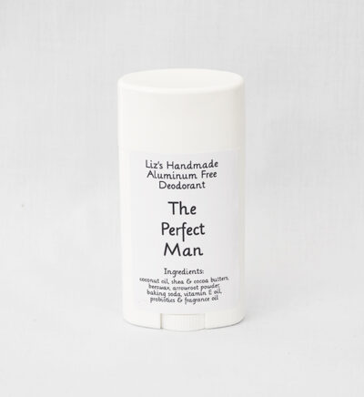 The Perfect Man Deodorant made with all natural ingredients.