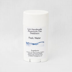 Fresh Water Deodorant made with all natural ingredients.
