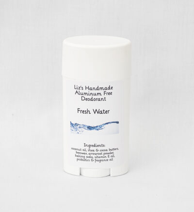Fresh Water Deodorant made with all natural ingredients.