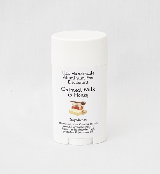 klima slot Laboratorium Oatmeal Milk & Honey Deodorant | Liz's Handmade Soaps