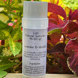 Lavender & Vanilla All Natural Sunscreen.