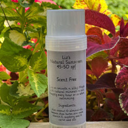 Scent Free All Natural Sunscreen.